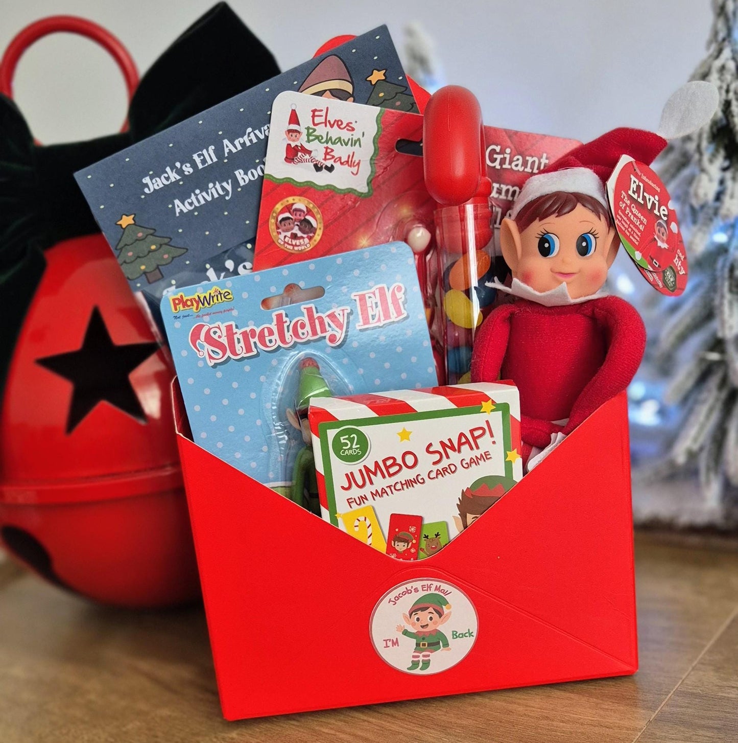 Personalized Elf Mail Gift Set: Surprise Christmas Delivery