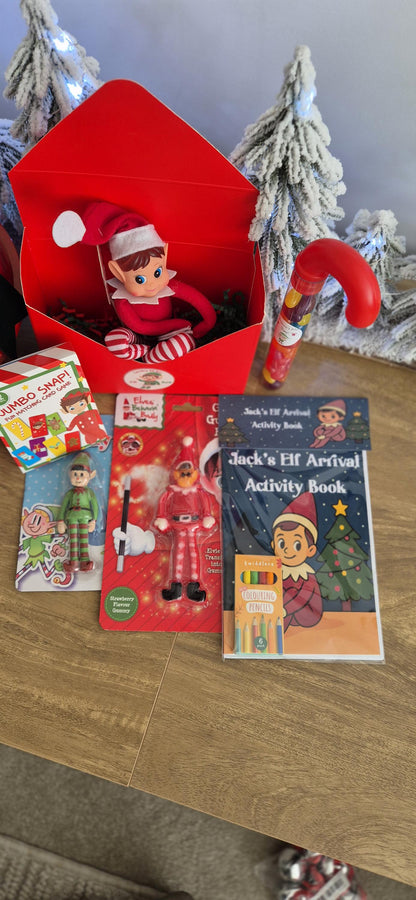 Personalized Elf Mail Gift Set: Surprise Christmas Delivery