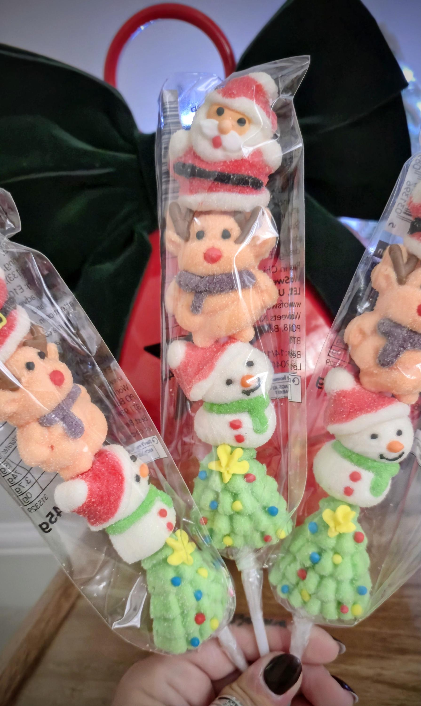 Candy festive mallow stacker - stocking filler- festive mallow lolly