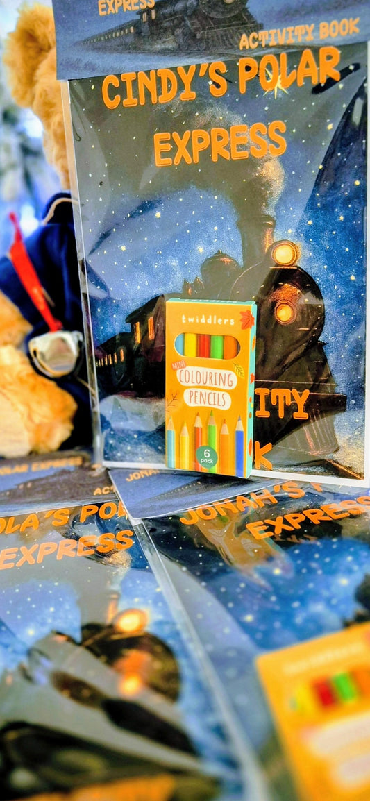 Christmas all aboard Activity book - Stocking Filler- Xmas eve box