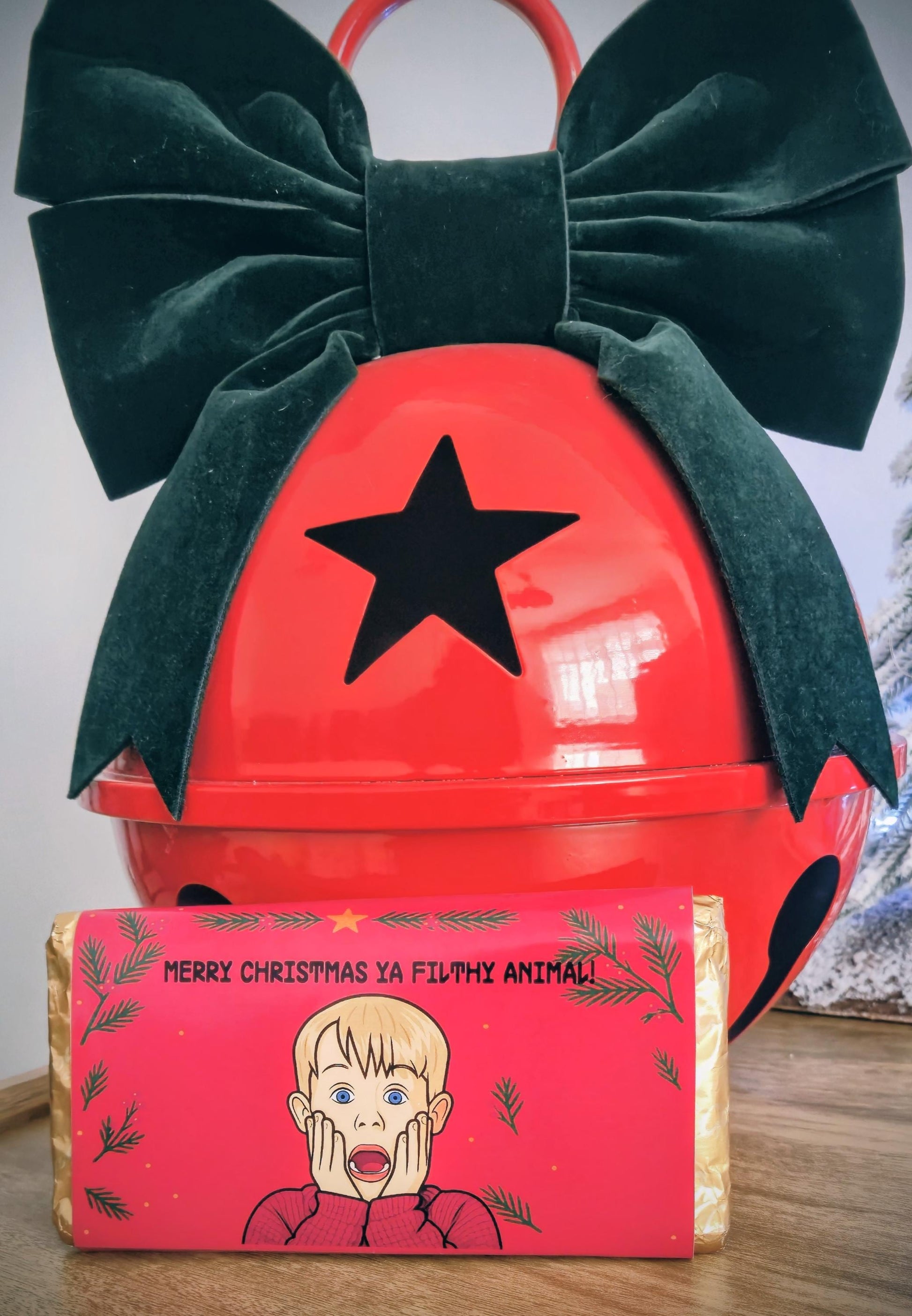 Novelty Christmas Chocolate Bar – Holiday Movie Inspired chocolate Gift"