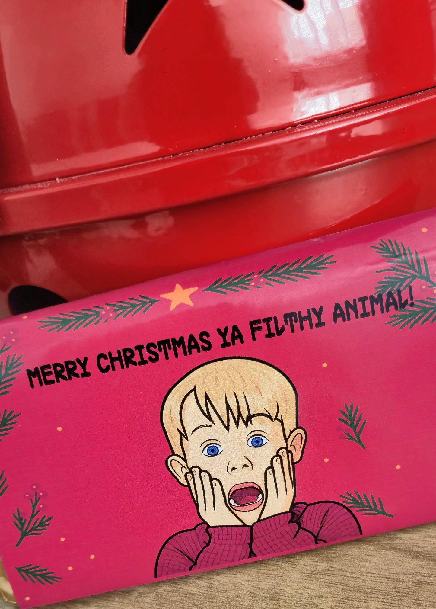 Novelty Christmas Chocolate Bar – Holiday Movie Inspired chocolate Gift"