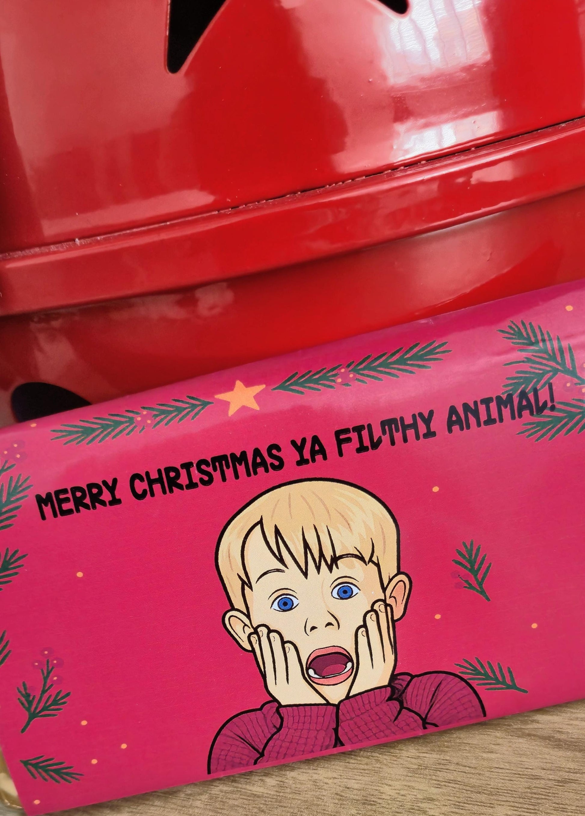 Novelty Christmas Chocolate Bar – Holiday Movie Inspired chocolate Gift"
