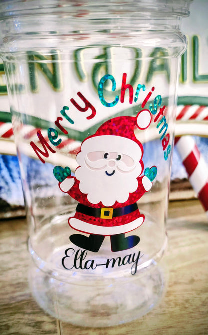 Personalised Grinch-mas sweet jars- Christmas - stocking filler - xmas eve box
