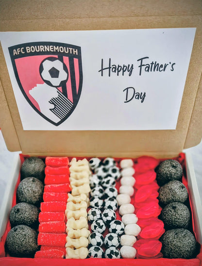 Personalized Football Sweets Letterbox Gift- Birthday