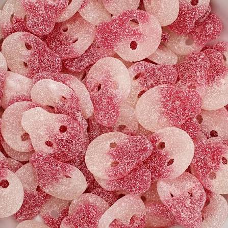 Fizzy Red & White Skulls