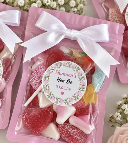 Large Personalised Hen Do Sweet Bags | Hen Party Favours
