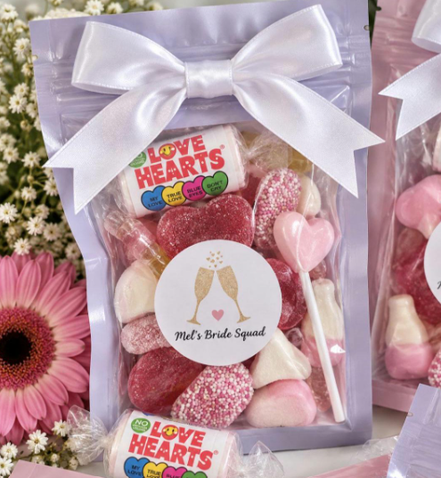 Large Personalised Hen Do Sweet Bags | Hen Party Favours