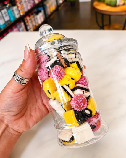 Personalised Liquorice Sweet Jar | Retro Sweet Gift