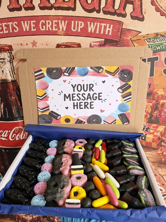 Personalised Liquorice Letterbox Gift