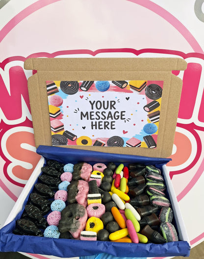 Personalised Liquorice Letterbox Gift