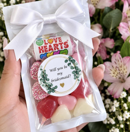 Bridesmaid Proposal Sweet Favours | Personalised Sweet Bags