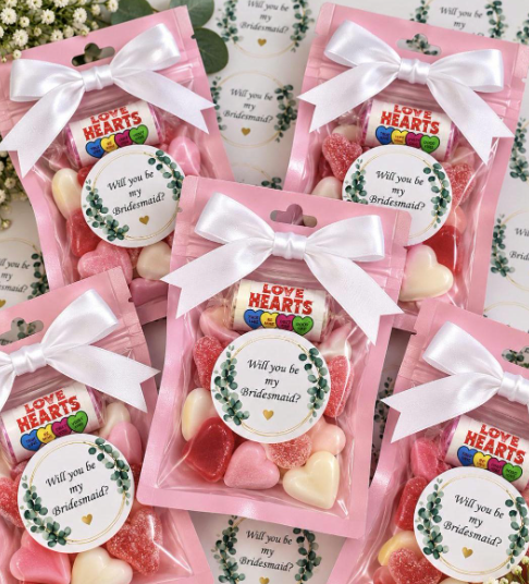 Bridesmaid Proposal Sweet Favours | Personalised Sweet Bags