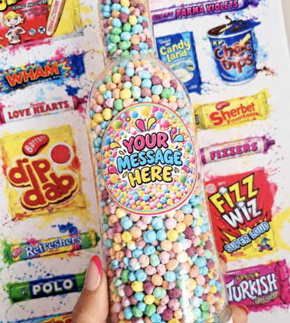 Personalised Millions Sweet Bottle