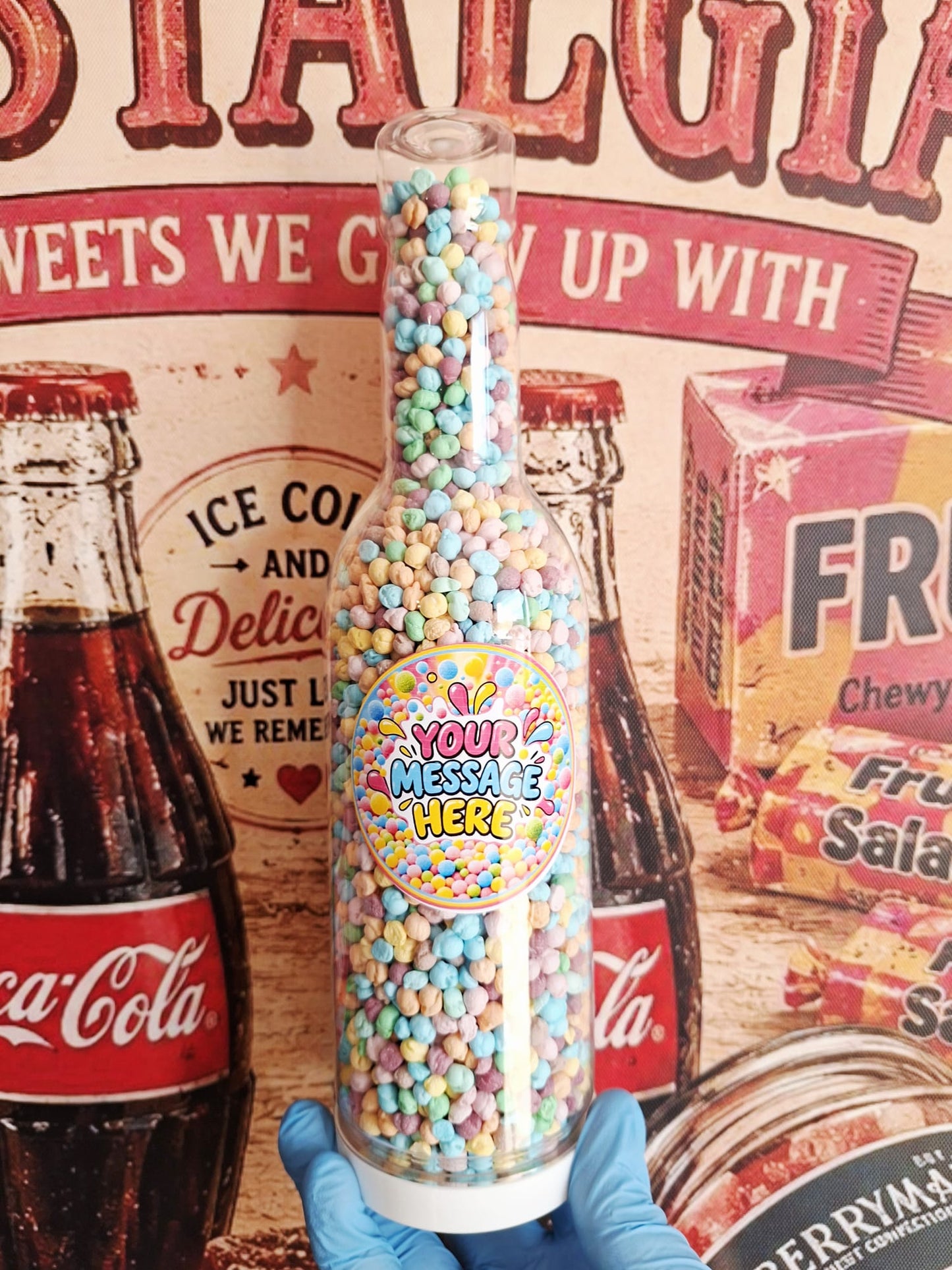 Personalised Millions Sweet Bottle