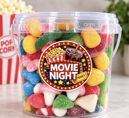 Movie Night Sweet Bucket | Pick 'n' Mix Sweets Gift