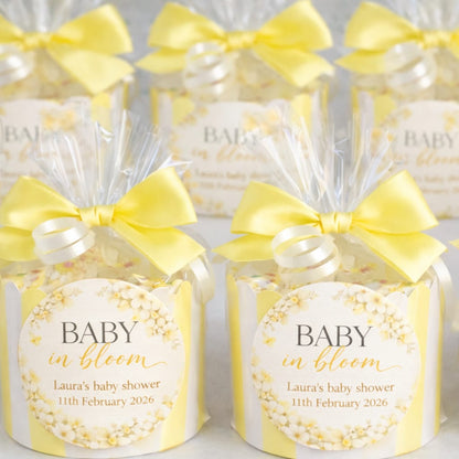 Yellow Baby Shower Sweet Cups: Gender Neutral Favors