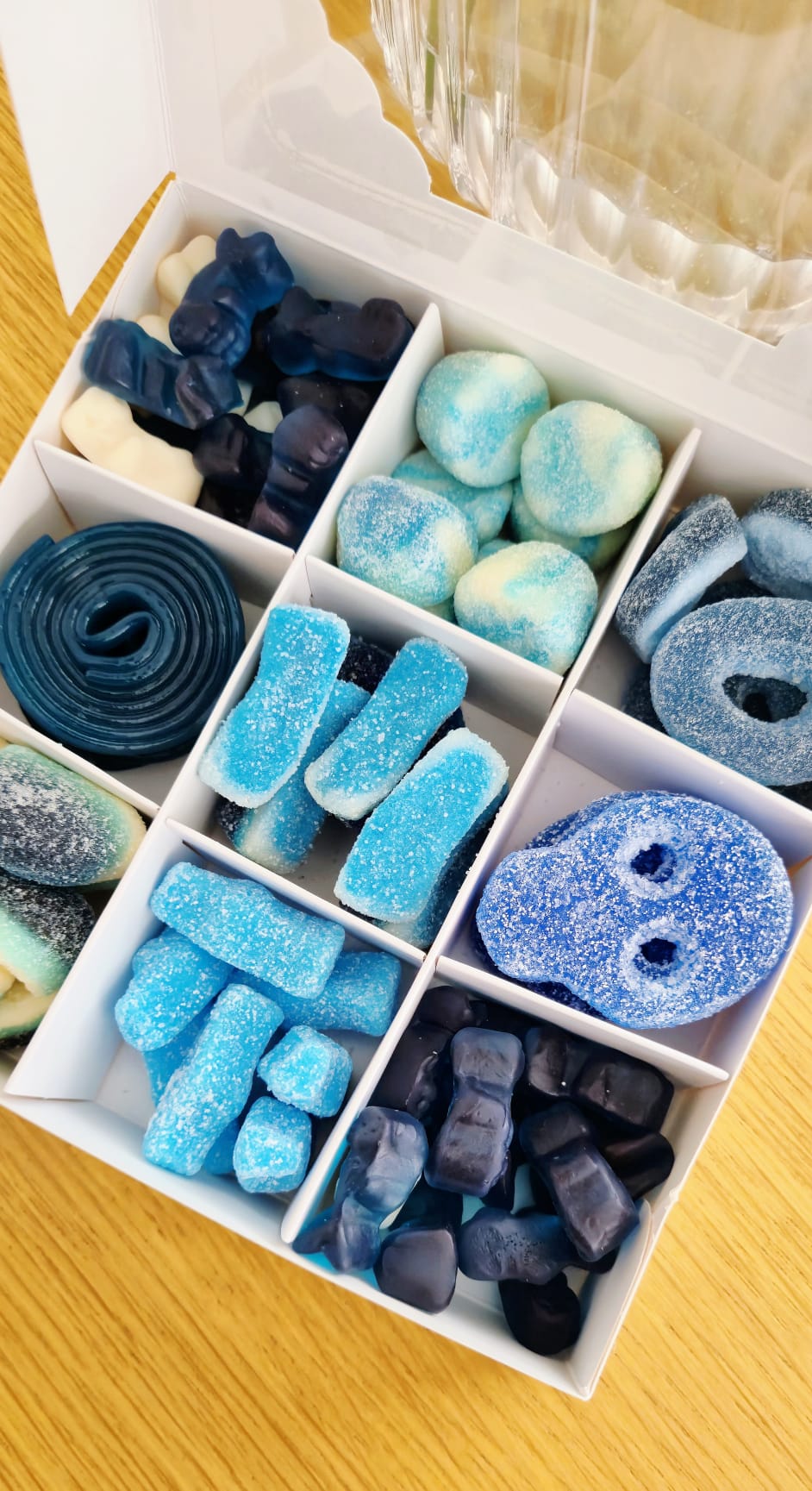 Personalised Blue Pick & Mix Sweet Gift Box