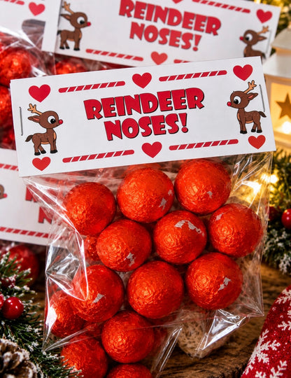 Christmas Sweet Bags | Reindeer, Santa & Elf Treats
