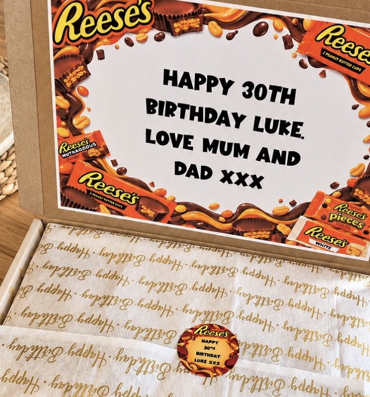Letterbox gift - Reese's letterbox gift - Birthday gift - personalised gift