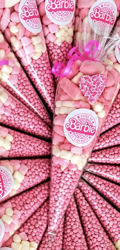 Barbie Party Sweet Cones | Personalised Birthday Favours