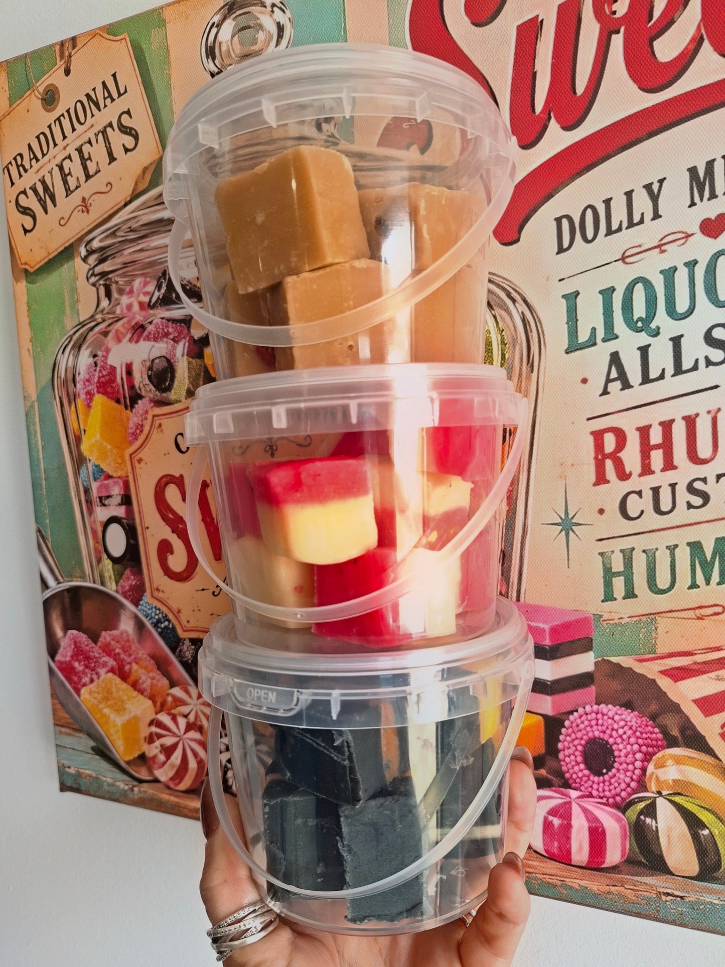 Personalised Fudge Gift Tubs – Pick Your Flavour & Add Your Own Message