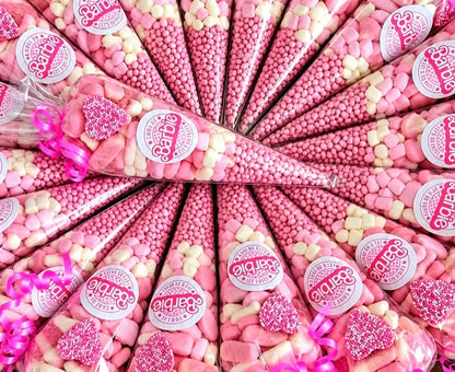 Barbie Party Sweet Cones | Personalised Birthday Favours