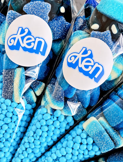 Ken Party Sweet Cones | Personalised Birthday Favours