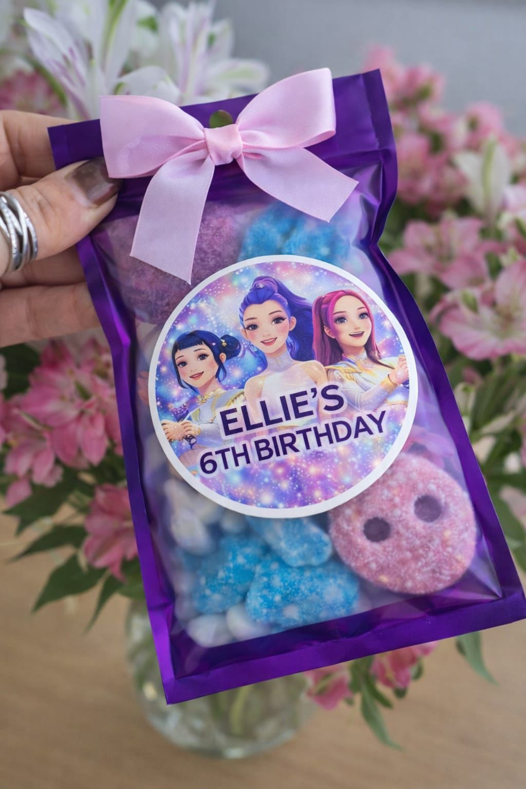 Large KPOP Demon Hunters Sweet Pouches | Party Favours