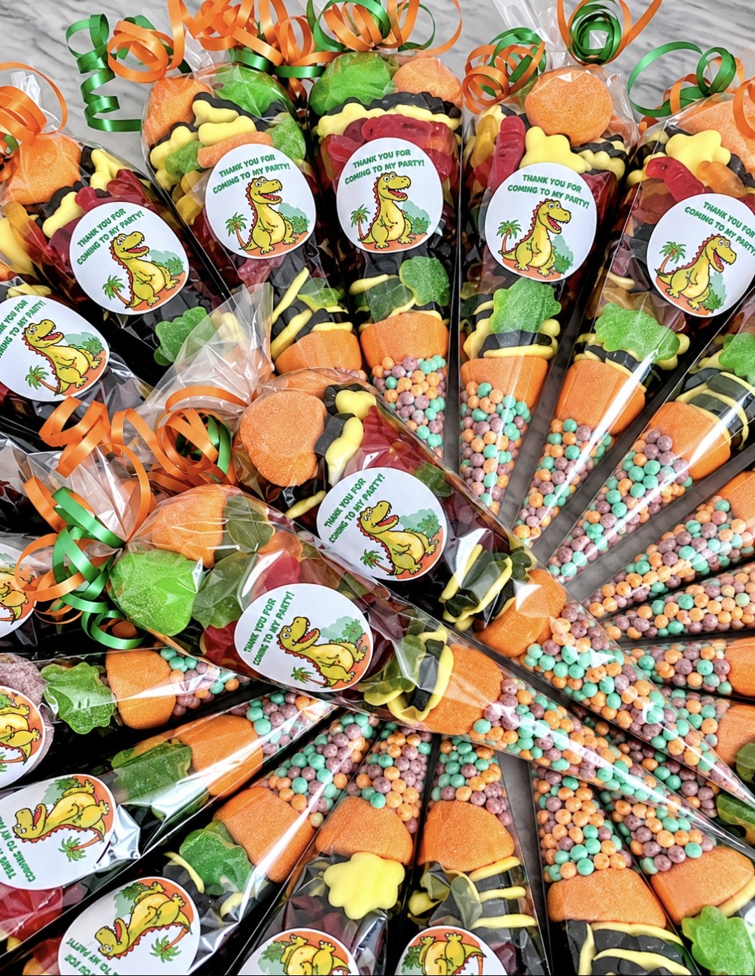 Dinosaur Party Sweet Cones
