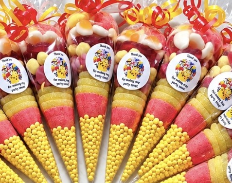 Pokemon Party Sweet Cones | Party Favours