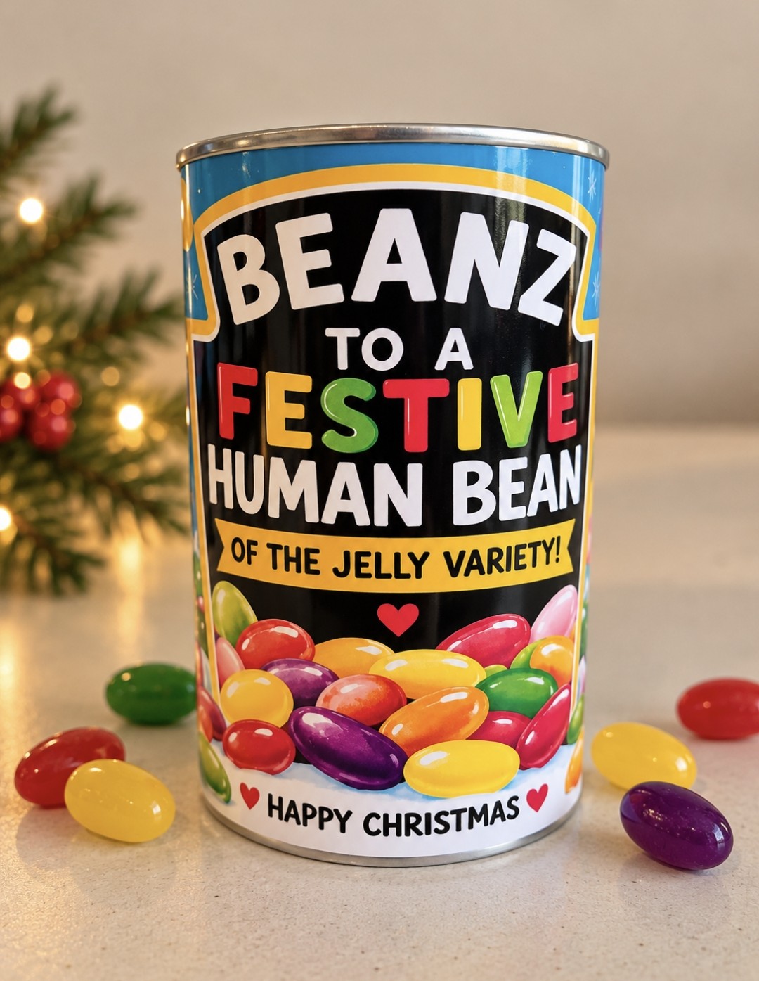Title

BeanZ Festive Human Bean Jelly Bean Christmas Gift Tin