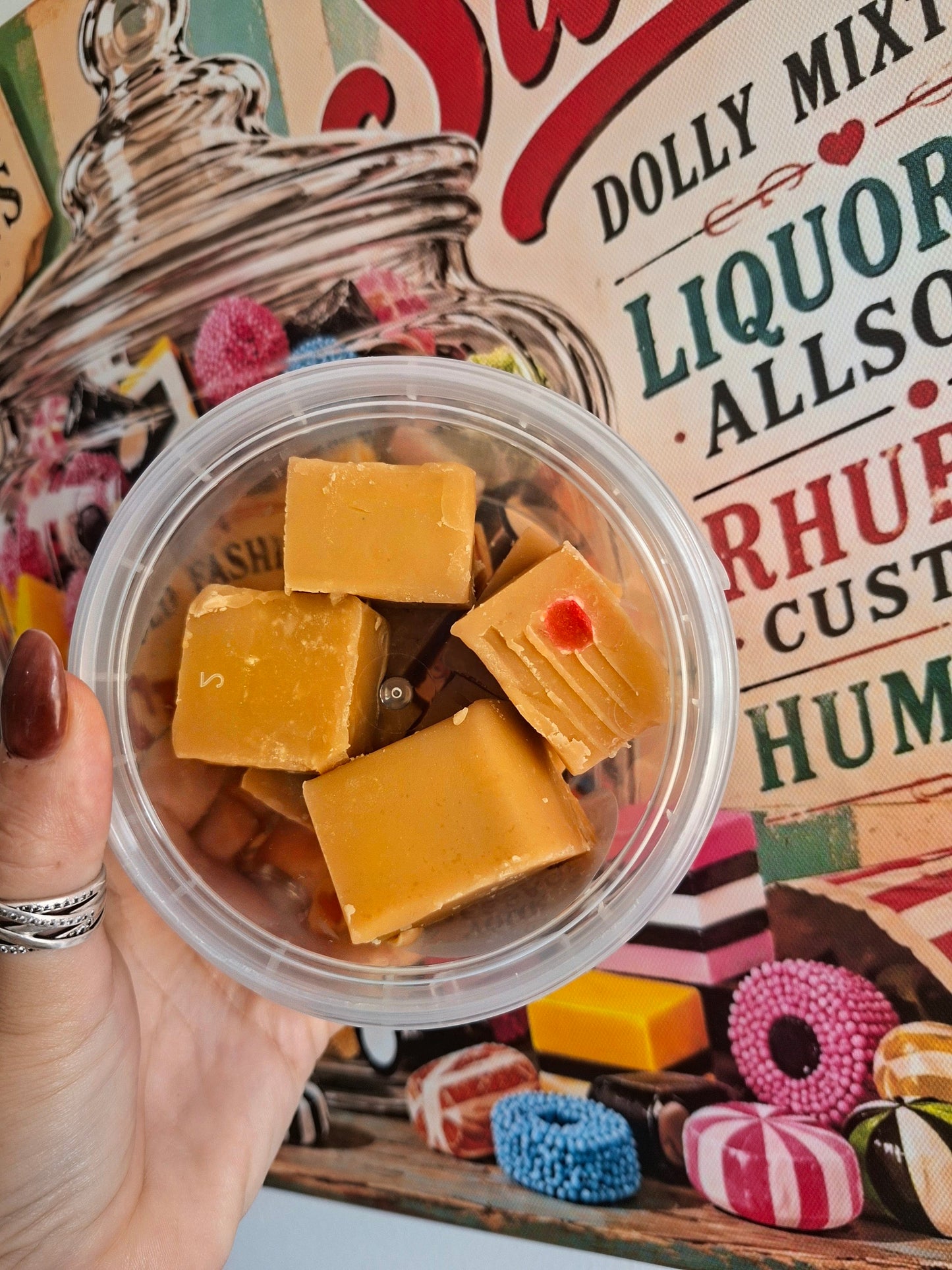 Personalised Fudge Gift Tubs – Pick Your Flavour & Add Your Own Message
