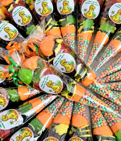 Dinosaur Party Sweet Cones