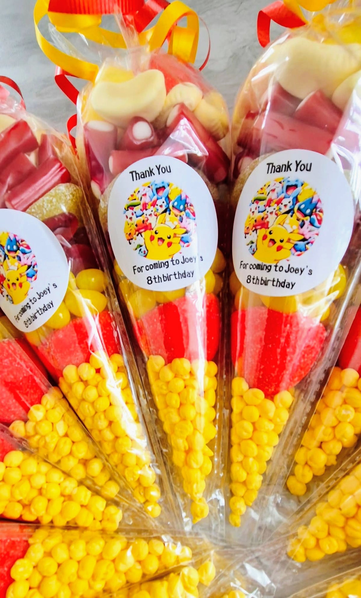 Pokemon Party Sweet Cones | Party Favours