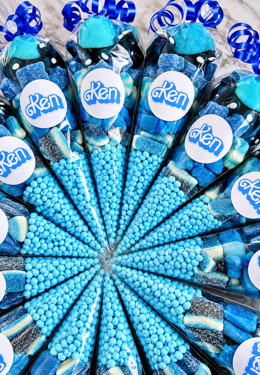 Ken Party Sweet Cones | Personalised Birthday Favours