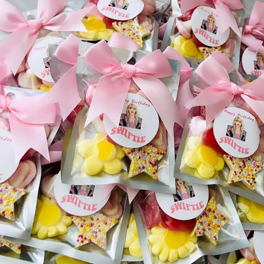Personalised Taylor Swift Sweet Pouches | Taylor Swift Party Favours